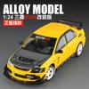 1: 24 Mitsubishi EVO9 Modified Alloy Sound and Light Car Model Business Gift Meeting Room Decoration Toy Gift Collection