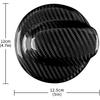 Fuel Cap Carbon Fiber Cover for Mini Cooper R55 2007-2014, for R56 2006-2013, Frame Protector Cover Decor Accessories Black Hard(Convex
