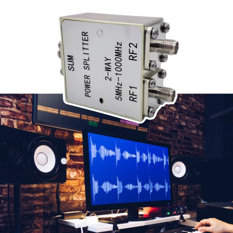 Multiple Port RF Combiner Splitter 5MHz-1000MHz With Low Insertion Loss Aluminum Enclosure Operates From  40°C To 85°C