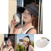 Summer Outdoor Sun Hat For Women With Large Brim And Breathable Polyester For Sun Protection And Fashionable Casual Wear