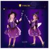 Children's Halloween costumes, girls cos masquerade show witch princess dress, little witch show costume lamp costume