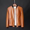 Men's New Youth Jacket Men's Stand-up Collar Velvet Korean Version Slim-fitting Short Clothes