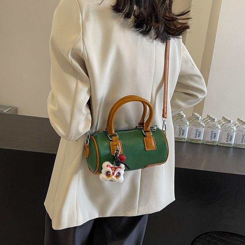 Trendy Cylinder Bag Women's 2024 New Spring Summer High-quality Niche Design Crossbody Bag