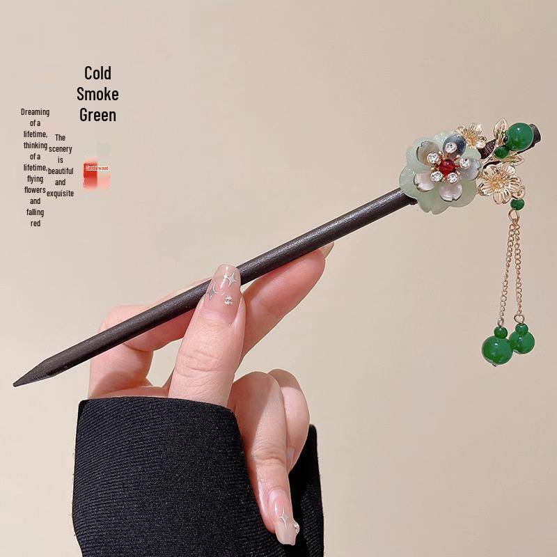 Maiglöckchen Quasten Haarnadel für Damen: Elegante Hanfu-Kopfbedeckung im antiken Stil