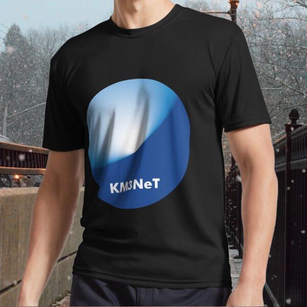 New KM3NeT Logo Active T-Shirt Logo Men s T-shirt funny size S to 5XL 2XL