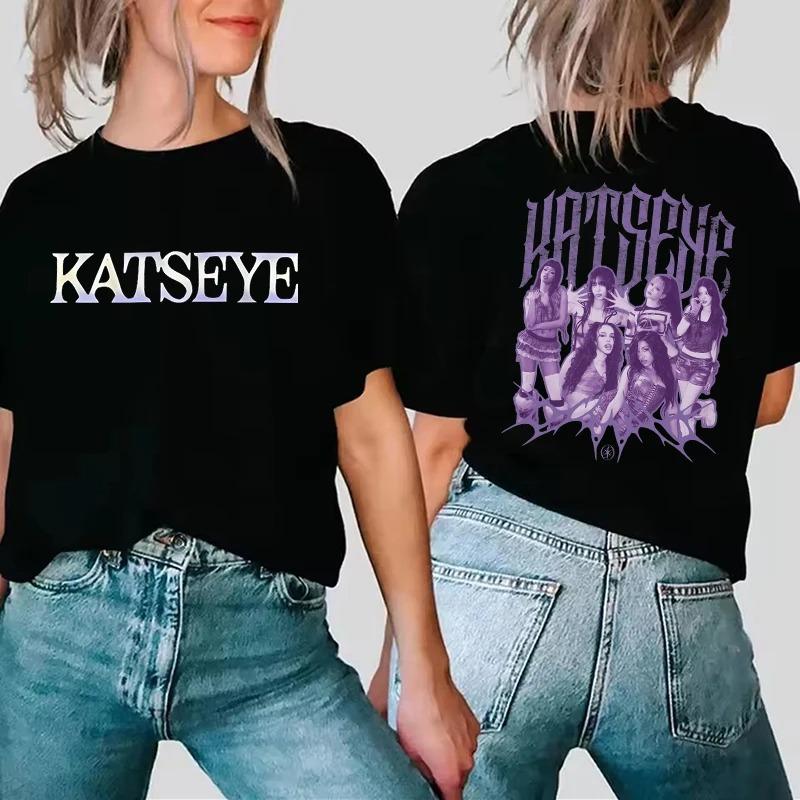 2026 Divertenti Uomini Donne Casual Grafiche Magliette Top Unisex Girocollo Manica Corta T-shirt Gotica Y2k Maglietta Vestiti Nuova Stampa Occhio di Gatto T-shirt