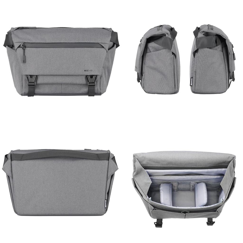 HAKUBA Camera Bag Plus Shell City Messenger 5 G05 AZ Gray Shoulder Bag Camera Shoulder Top Access Everyday Use 4977187001785 AMZSP-CT05MS5GY