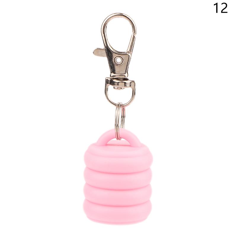 1/3 Pcs Silicone Lip Gloss Keychain Caps For Women Travel Convenient Beauty Product Accessories Travel Makeup Tool Accessory