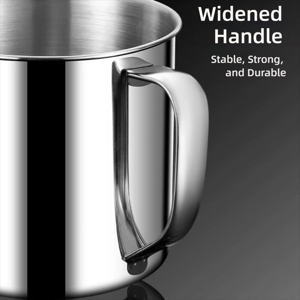 New 350-1250ml Mug Handle Design With Lid Tea Cup 304 Stainless Steel Water Cup Travel