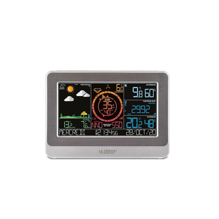 Station Météo - La Crosse Technology - WS6869-WHI-MEG - Wifi - Prévisions Météo - Thermomètre