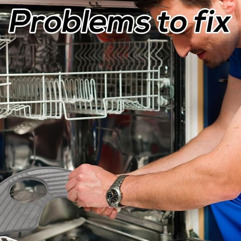 W10463906 Dishwasher Filter Screen Replacement Prevents Clogging and Enhances Cleaning Efficiency Easy To Install