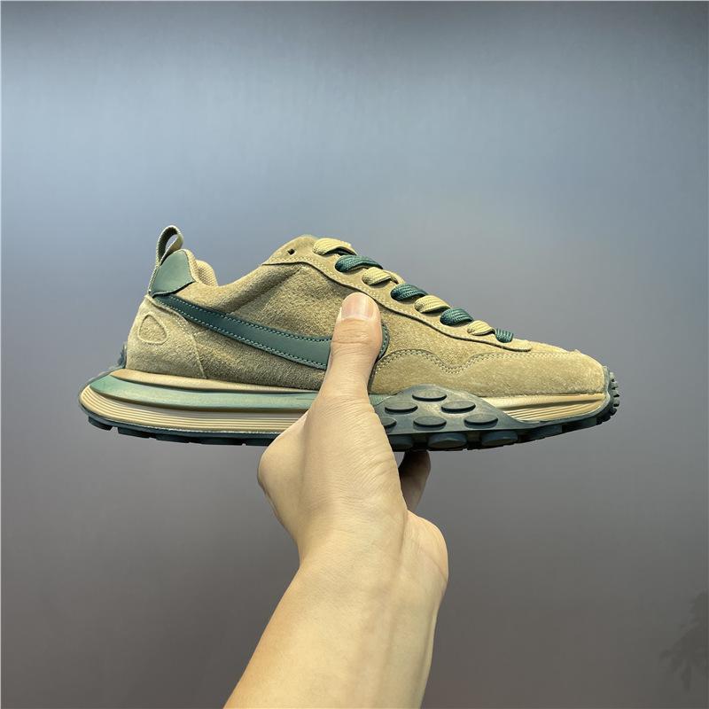 New Autumn Sports and Leisure Shoes Forrest Gump Shoes Sports Matte Leather Dad Shoes
