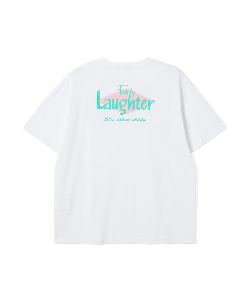 ADHOC Women'S Family Rafter Lettering T-Shirt (Ivory) (Hc5Sta4)