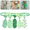 St. Patrick's Day Adjustable Pet Neckties for Dogs and Cats 10Pcs