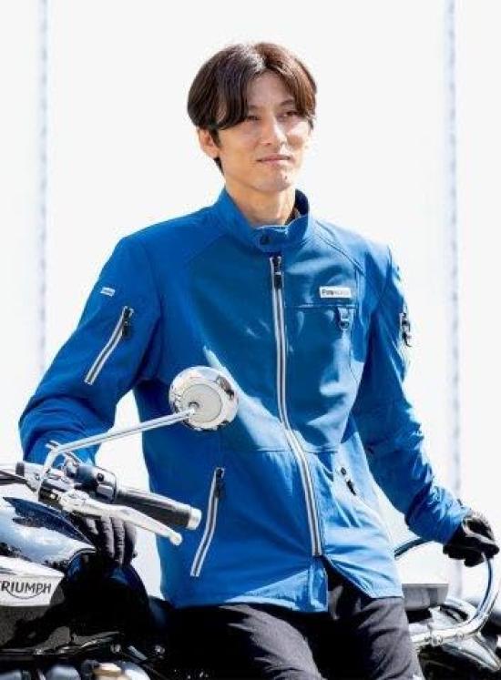 [Power Age] Motorradjacke PJ-25111 Herren Schwarz Größe L