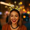 Star Strip New Year Hair Clip Sequin Star Headdress Hair Band Head Buckle  Children Gifts