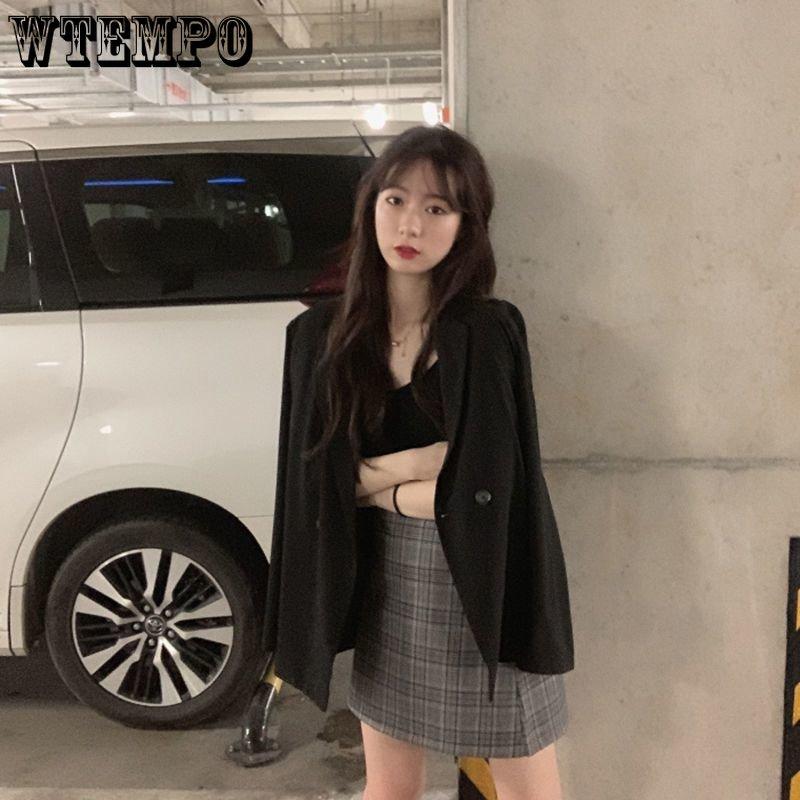 Kleine Anzugjacke Damen Frühling und Sommer einfarbig Mode außen Langarm tragen Anzug