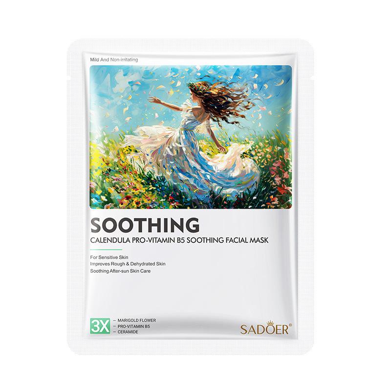 

3pcs Birch Hyaluronic Acid Hydrating Mask 25ml Moisturizing Moisturizing Hydrating Mask Skin Care Products calendula b5 mask 25ml