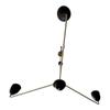 3-Arm Chandelier - 42" DIA Lola 3-Light Brass Chandelier Lighting