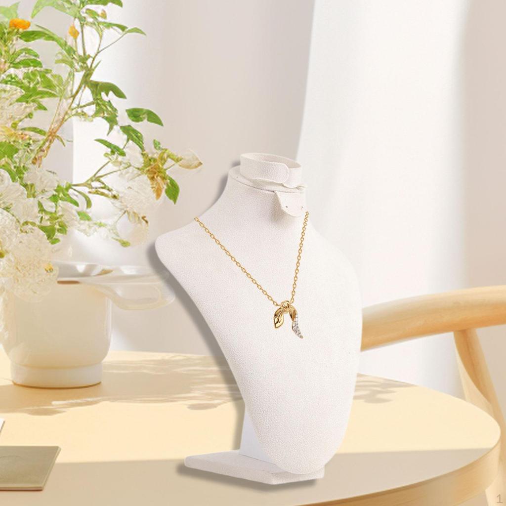 Schmuckständer Halter Dekoration Stilvoller Halsketten Büsten Organizer für Arbeitsplatte Schminktisch