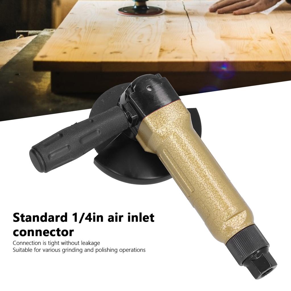 4in Angle Grinder Speed Portable Pneumatic Polishing Machine 11000rpm KP‑632