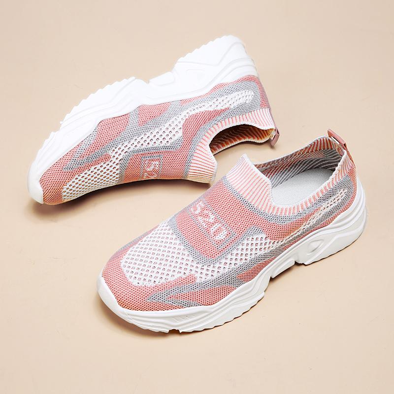 TUINANLE Spring Sneakers Plus Size 35-44 Women Black Shoes Summer Casual Slippers Pink Walking Shoes