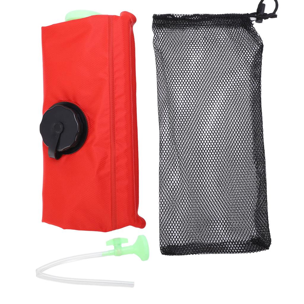 20L Folding Solar Heated Shower Bath Bags with Hose Shower Head Faucet for Camping Hiking