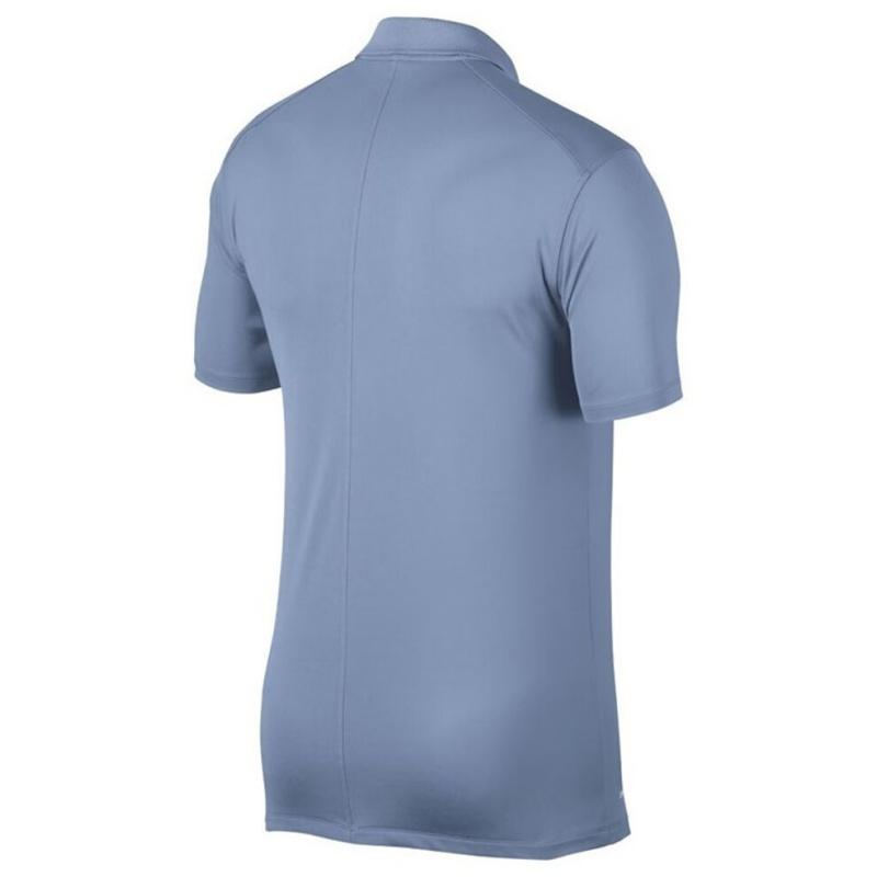 Nike Jednofarebné logo polokošeľa Pánske topy Jazerná modrá 891858-460
