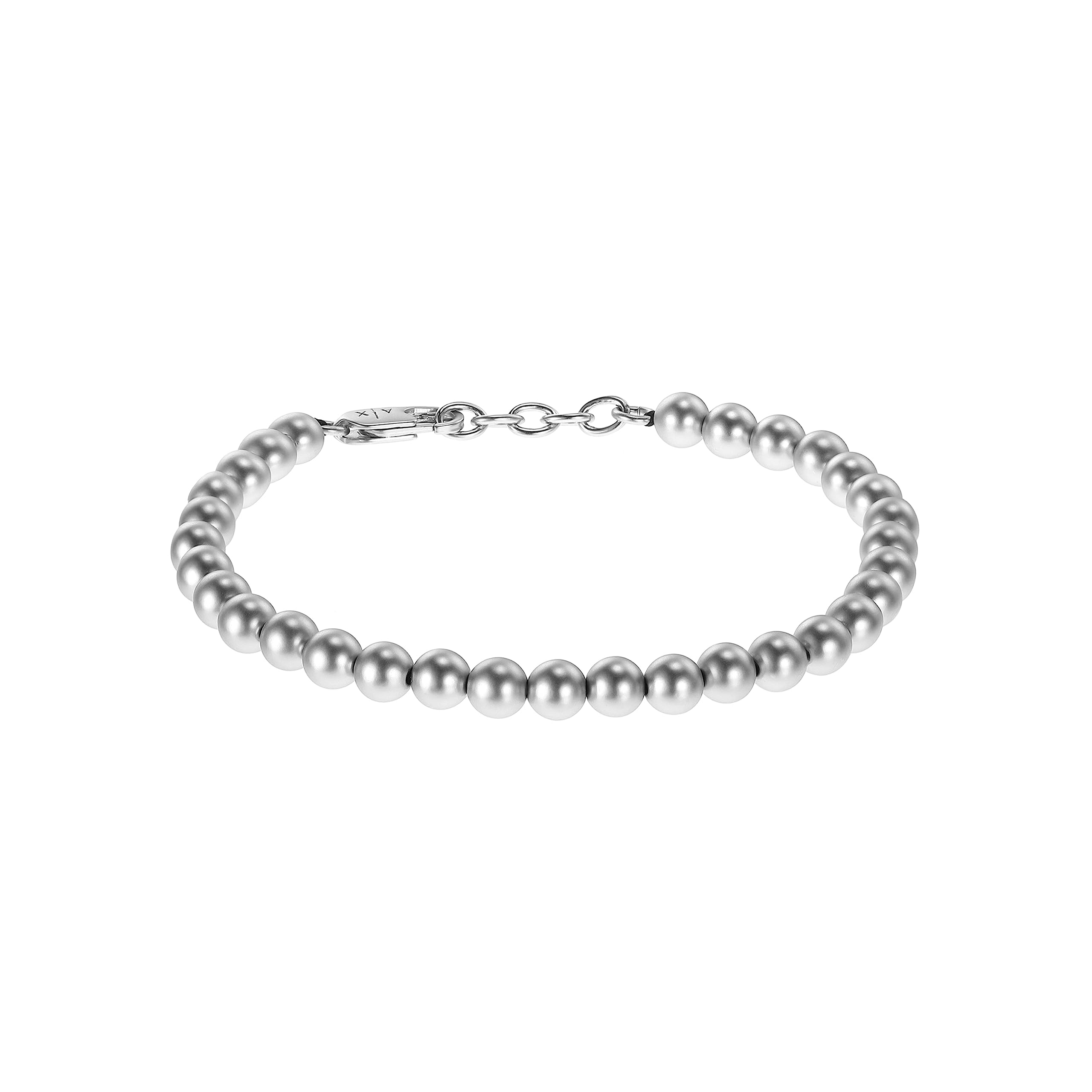 

Серебряный оттенок латунной бусины AXG0118040 [ARMANI EXCHANGE] Мужской браслет,