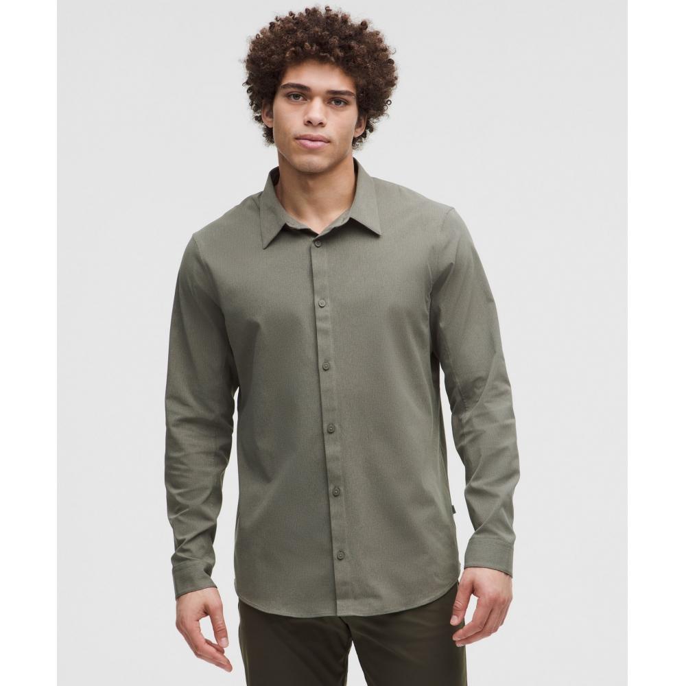 

Lululemon Airing Easy Long Sleeve Shirt Grey Sage XS