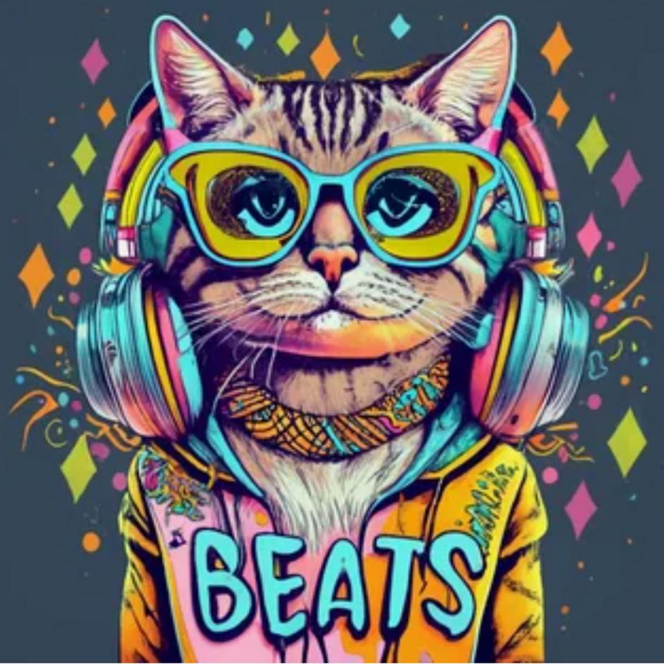 5D Diy Diamond Painting Animal Esports Cat Pattern Mosaic Inlaid Water Diamond Embroidery Colorful Painting Game Hall  Decoration