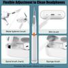 VICHYIE Reinigung Tastaturreinigung Kabellose Ohrhörer Reinigungsgerät Kompatibel mit AirPods Reinigungsset für Einfache Integrierte Reinigung zur Reinigung