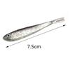 Soft Bait Fish Swimbait Fork Tail with Hook& Without Hooks Fishing Lure Artificial Silicone Bait Fishing Tackle Goods