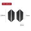 For Cadillac XT5 2016-2019 Car Stickers Carbon Fiber Car Door Handle Bowl Trim Cover  4pcs Car Styling Accessories