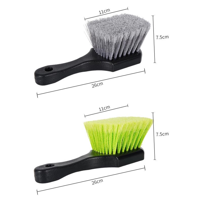 Nylon Tire Detailing Brushes: Long & Hard Bristles for Car Tires & Floor Mats