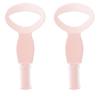 3 pcs Eyeliner & Lash Stencil Kit for Beginners - Pink Makeup Tool with Brush for Precise Application, No Battery Needed