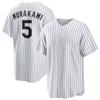 Custom Chicago Baseball Jersey Men Murakami 5 Anderson 7 Robert Jr 35 Abreu Stitched Pinstriped Baseball Uniform