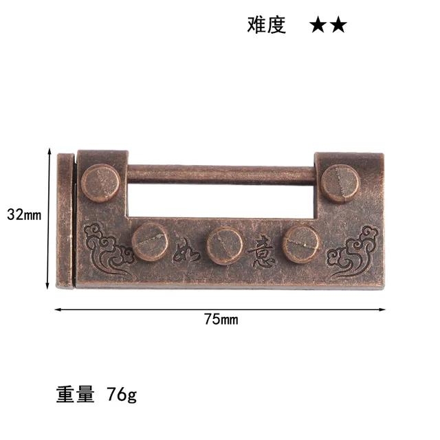 Puzzle Zinklegierung Entriegelung Kongming Schloss Magische Legierung Puzzle Spielzeug Neun Verbundene Ringe Intelligenz Entschlüsselung Spielzeug