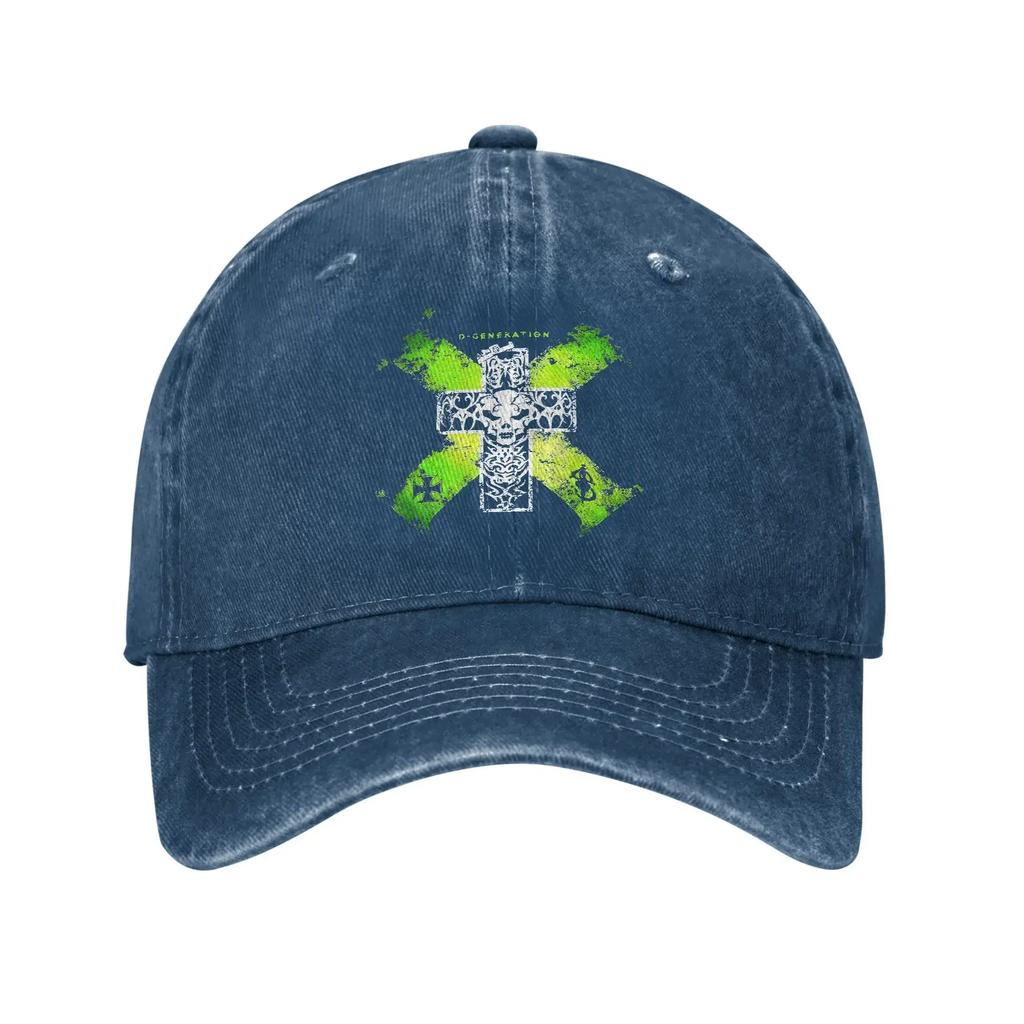 Unisex Women D Generation X Revolutionary X Printed Hat Classic Distressed Washed  Baseball Cap Adjustable