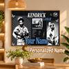 Custom Name Kendrick Lamar 5D Diamond Painting Personalized Full Drill Diamond Art Kit Gift