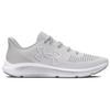 Under Armour Charged Pursuit 3 Big Logo - Halo Grey White Damen Sneaker 3026523-100