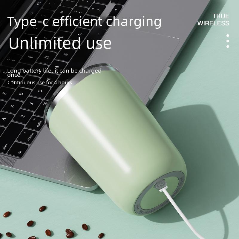 Rechargeable Electric Self-Stirring Cup for Coffee, Protein Powder, or Milk