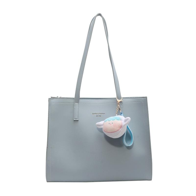 Large Capacity Fashion Simple Handbag Bag Women's Spring and Summer Niche Texture Tote Bag Casual Versatile Shoulder Bag