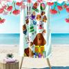 Hey Duggee Print Beach Towel, Large Soft Quick Dry Towel for Beach Camping Swimming