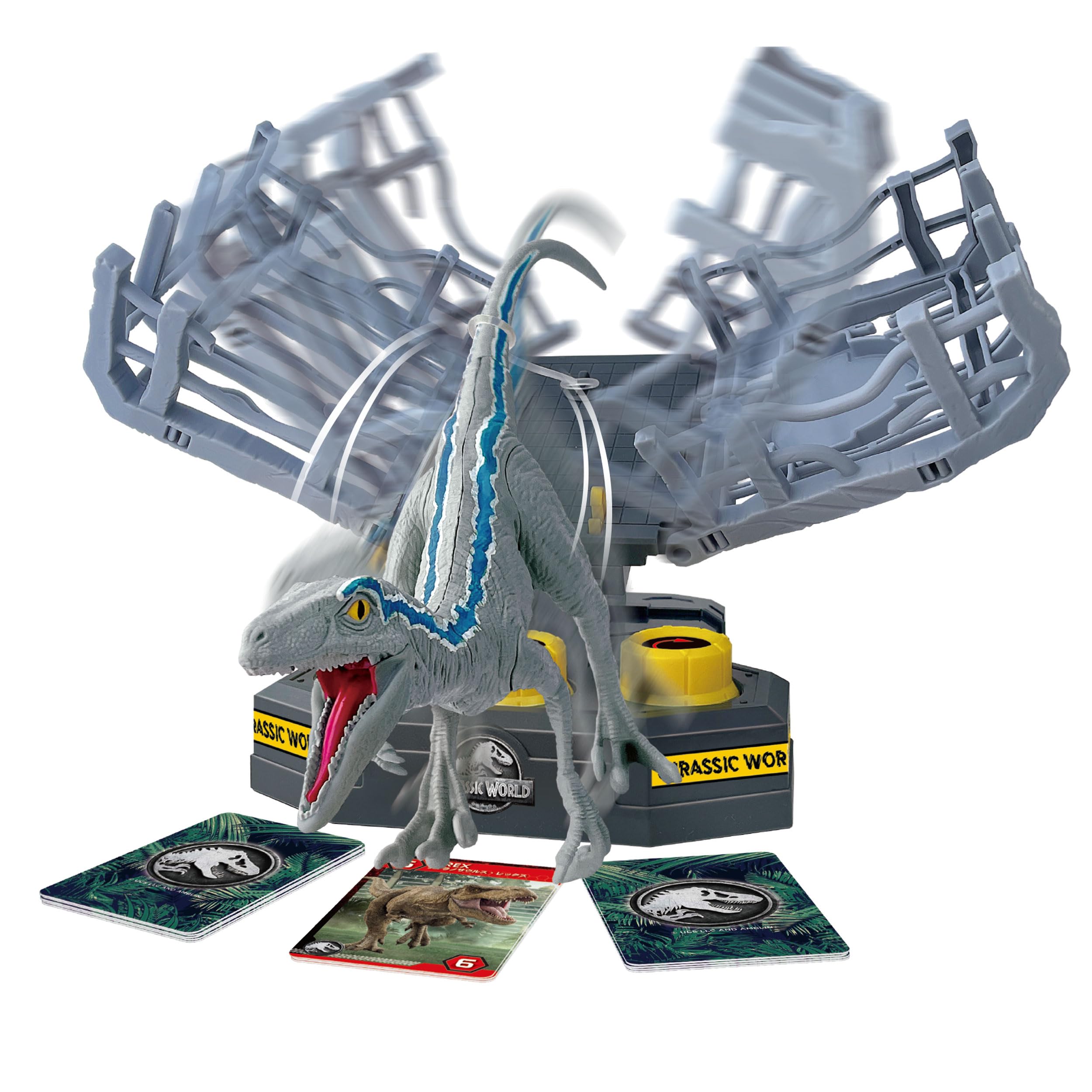 

ЭПОХА Мир Юрского периода Побег из клетки ST Марк Возраст 4 и Игрушка-динозавр Игра, Сертифицированный, Вверх, Игра, Игроки 2-4