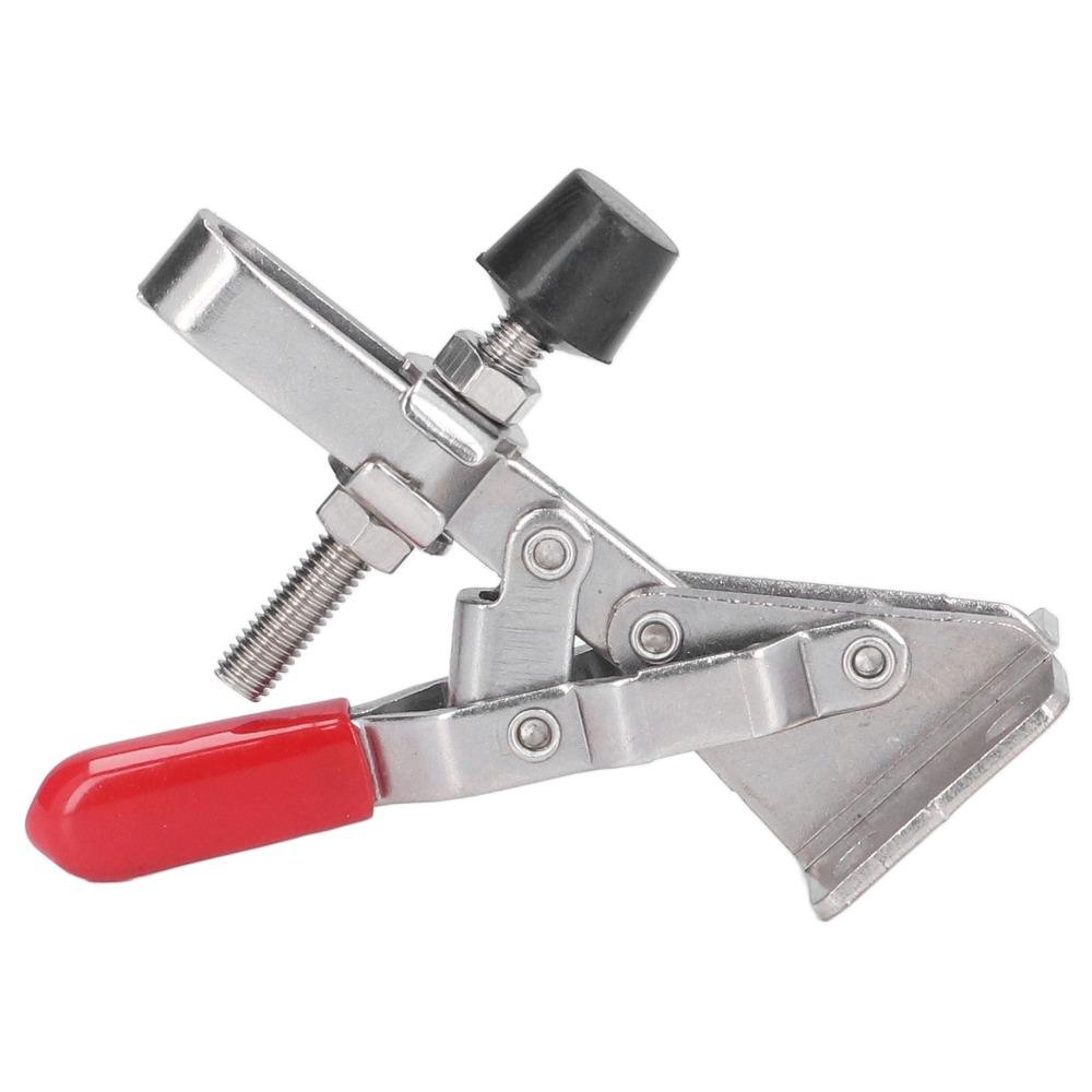 Silver Toggle Clamp Antislip Hand Clamp Tool Heavy Vertical Toggle Clamp Decoration