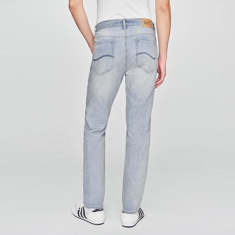Lee Men's 723 Slim Straight Vintage Light Blue Cooling Jeans
