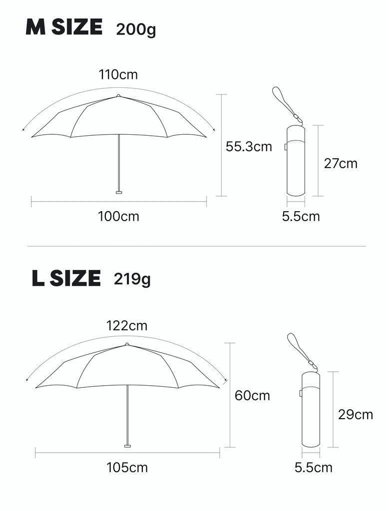 RAINWORX Leichter Automatischer Faltbarer Großer Öffnen/Schließen Regenschirm aus Kohlefaser, (Marine)