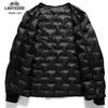 Laoyeche Men's Goat Leather Fox Fur Collar Down Liner Jacket
