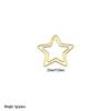 Creative Cartoon Insect & Plant Shaped Electroplated Paper Clips for File Organization